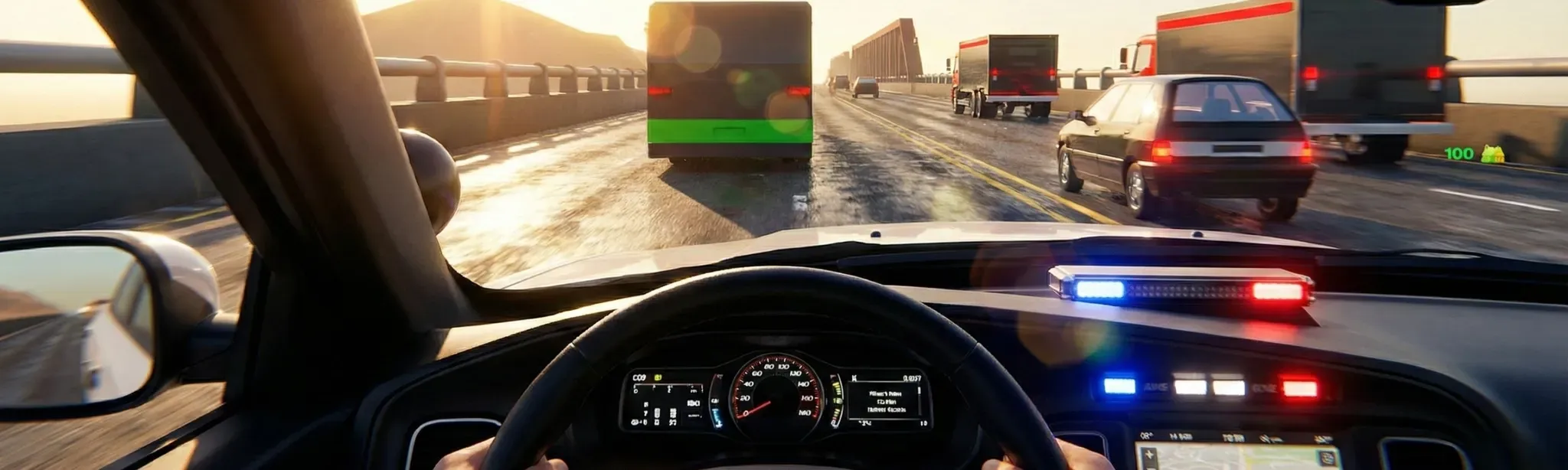 Highway Police Chase: Car Racing Game