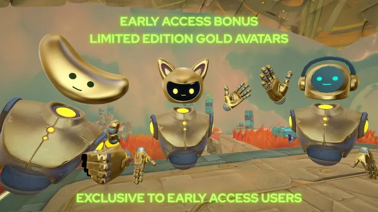 Developer update image for BONUS Early Access Gold Avatars