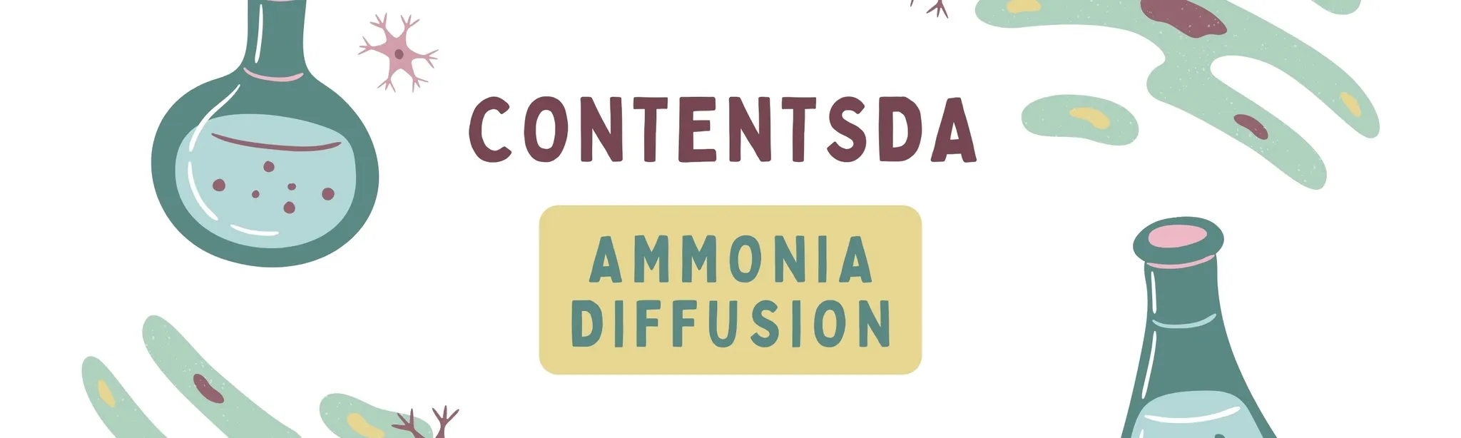 Ammonia Diffusion Experiment - ContentsDa Science Experiment