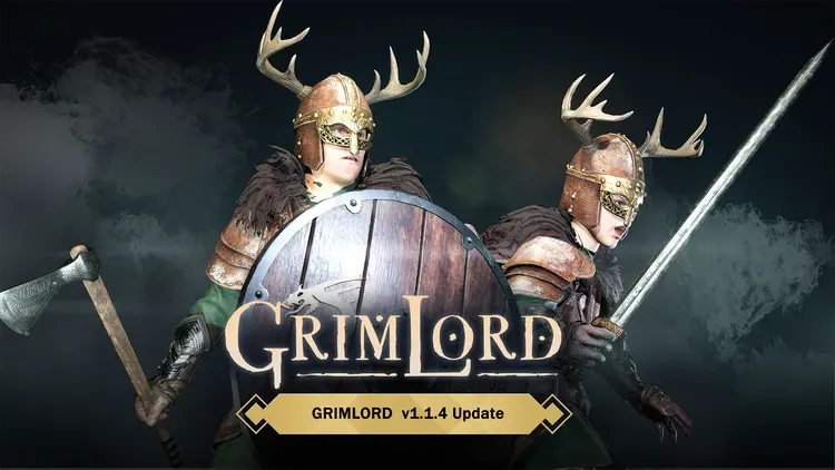 Developer update image for GRIMLORD v1.1.4 Update & Christmas Event