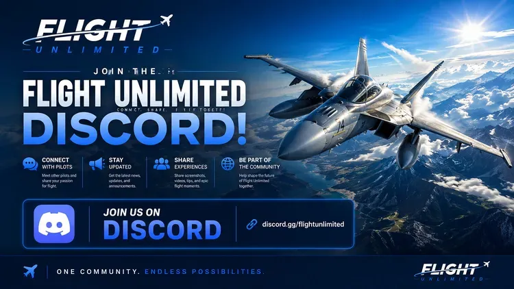 Flight Unlimited приглашает в Discord