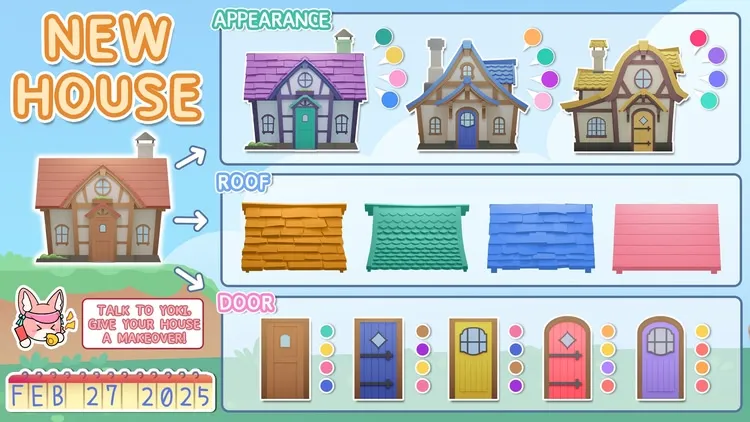 Developer update image for New House Customization Options! Build Your Perfect Pad. Version 1.0.105 Release Note