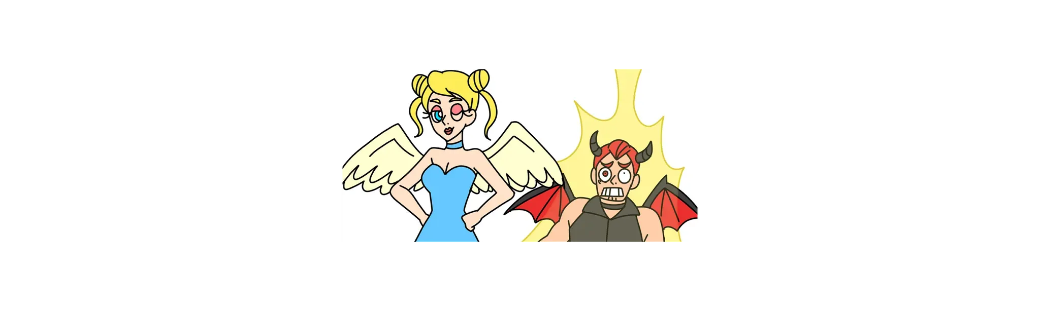 Draw Happy Angel