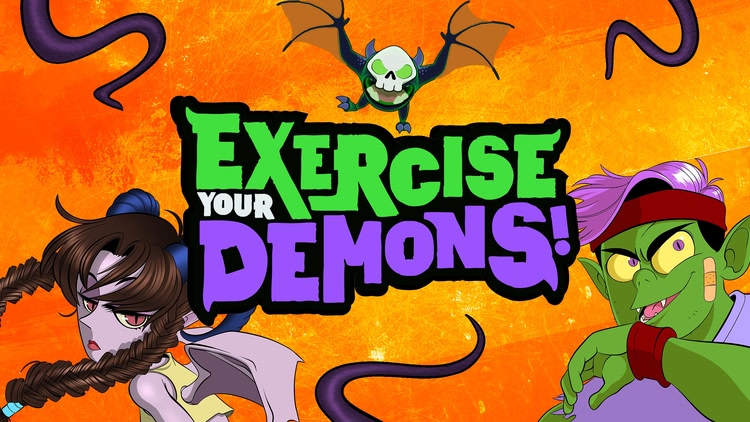 Developer update image for We're #1!! (In new demon-themed workout games!) Exercise Your Demons! is out now!