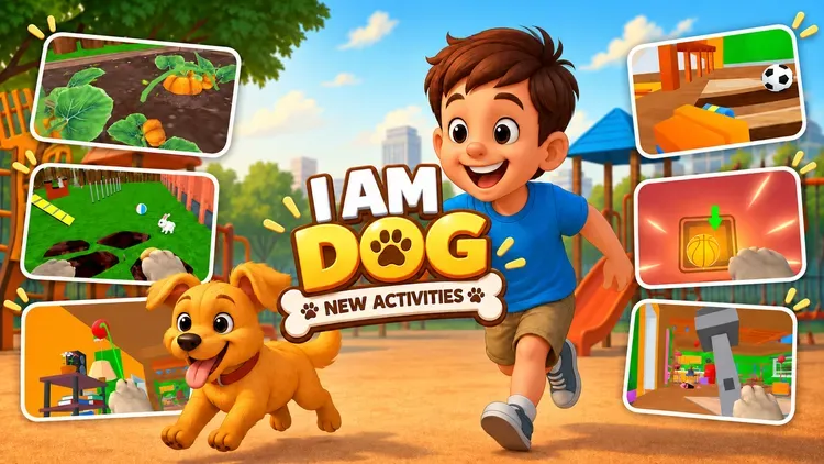 Developer update image for I Am Dog – New Lawn & Puppy Activities Update