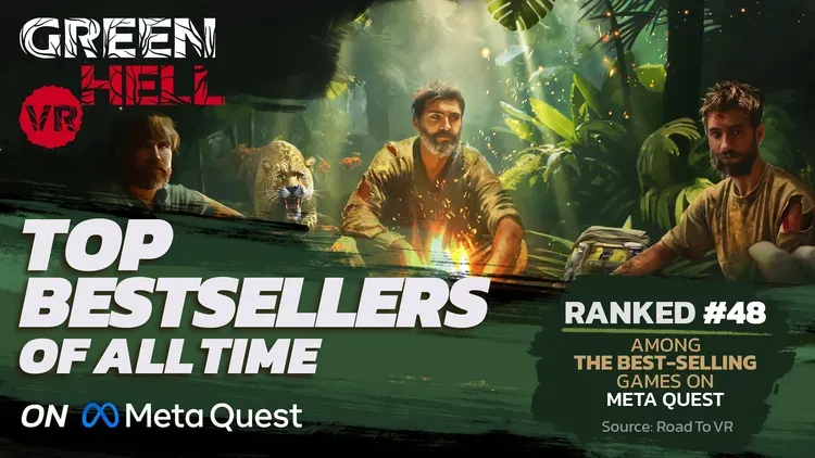 Developer update image for We’re one of the top 50 Best-selling Meta Quest games!