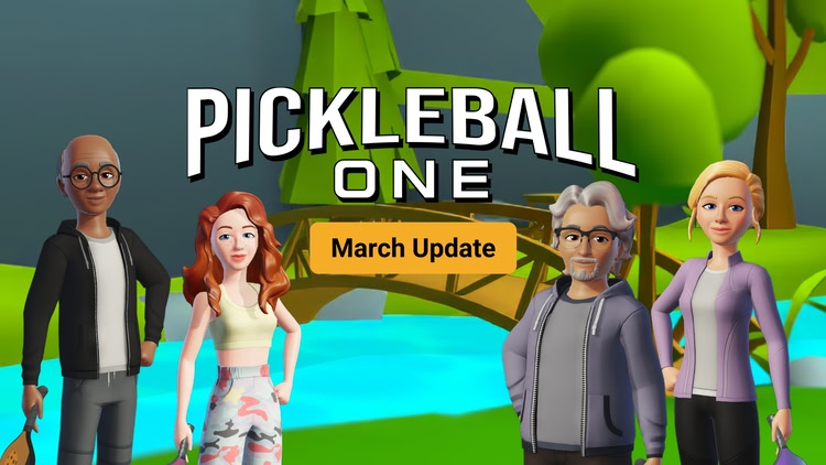 Developer update image for Pickleball One: March Update (version 2.5.7)