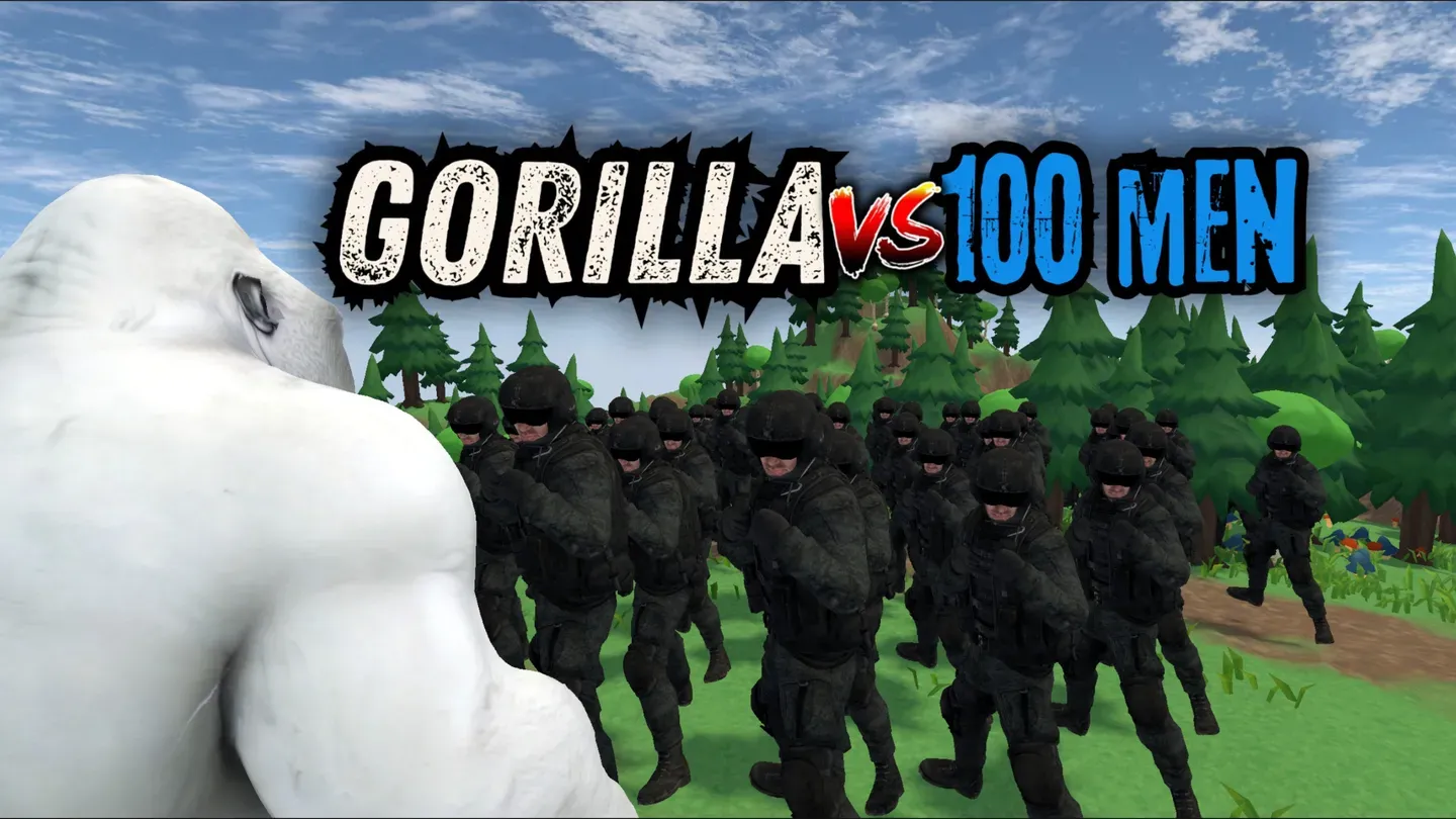 Gorilla vs 100 Men trailer 0