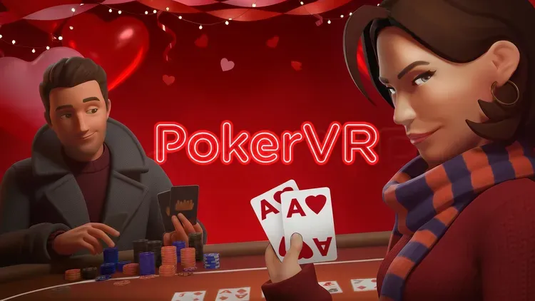 Developer update image for PokerVR+ Valentines Season is live! 