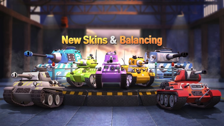 Developer update image for New Skins & Balancing Updata