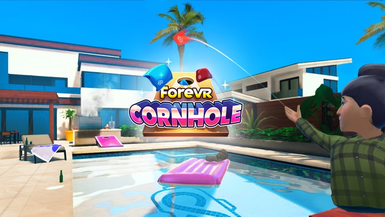 Developer update image for ForeVR Cornhole v1.1.0.559: Media Share and NEW game mode: Hall Tour! 🚨