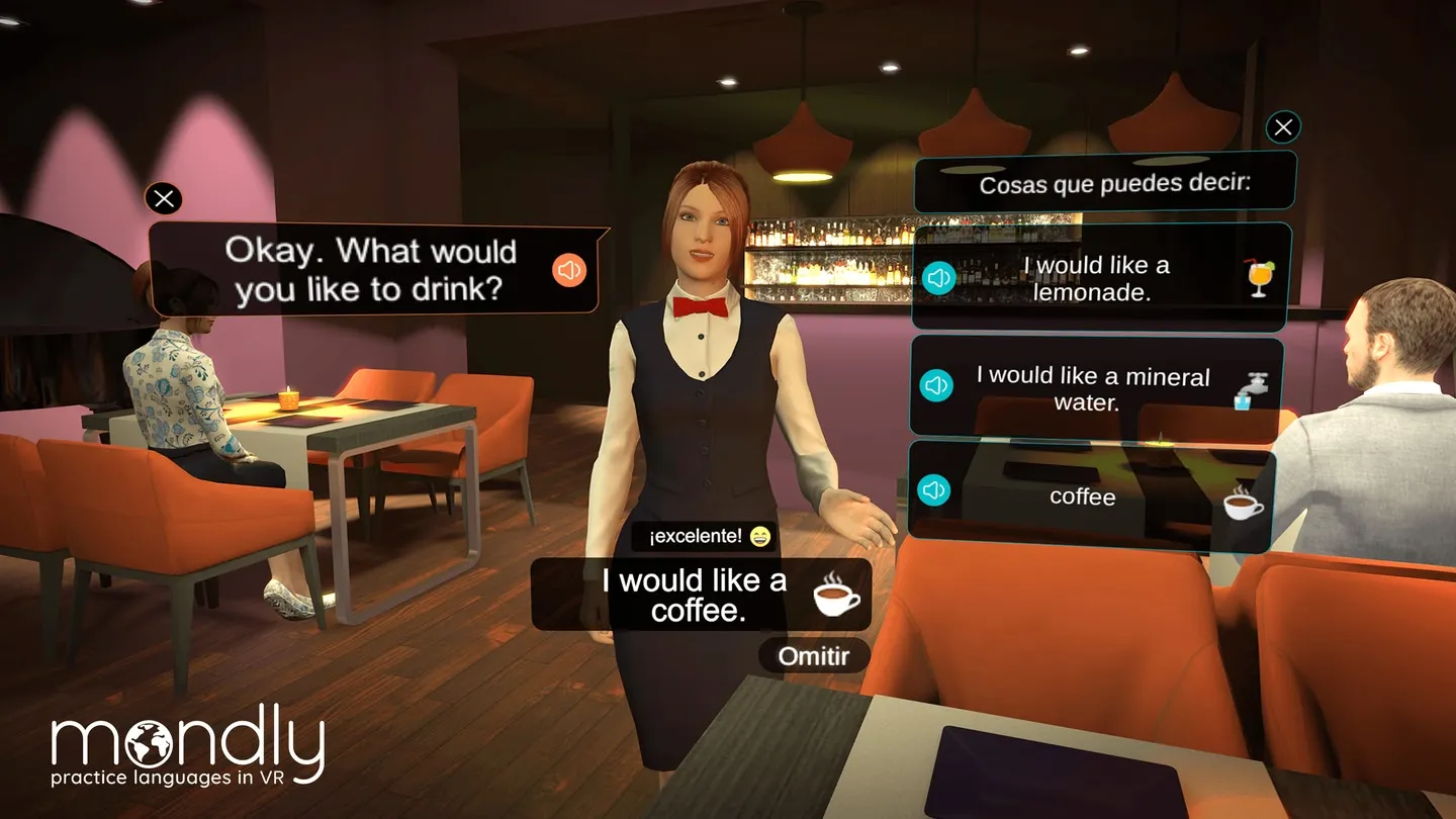 Mondly: Practice Languages in VR trailer 0