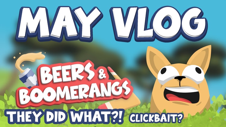 Developer update image for May Devlog - Homerun a Kangaroo