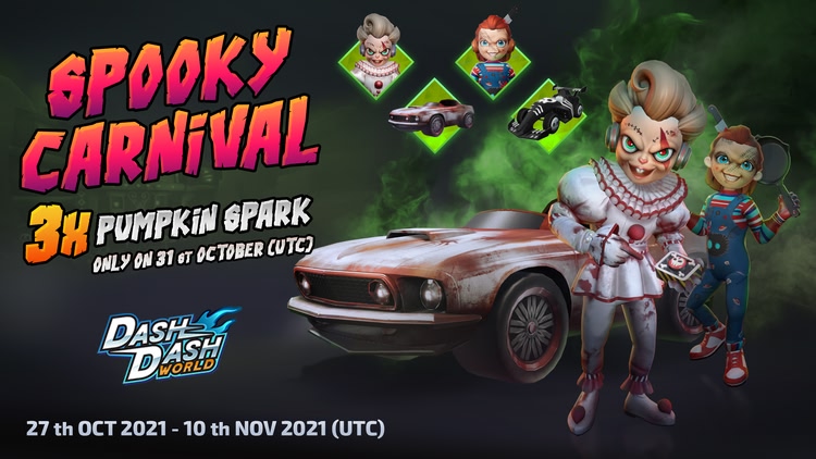 Developer update image for Spooky Halloween Racing Tournament!