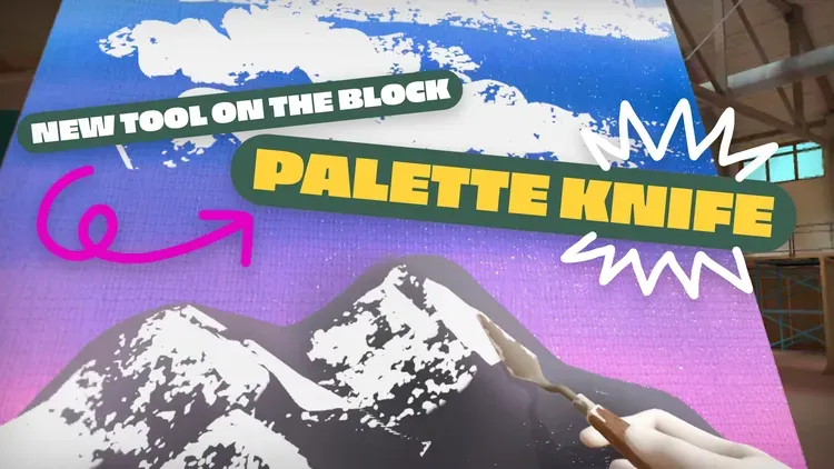 Developer update image for The Palette Knife just landed