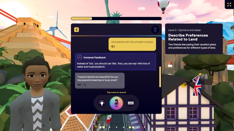 Developer update image for AI Conversation, Pronunciation, and Vocabulary Practice 