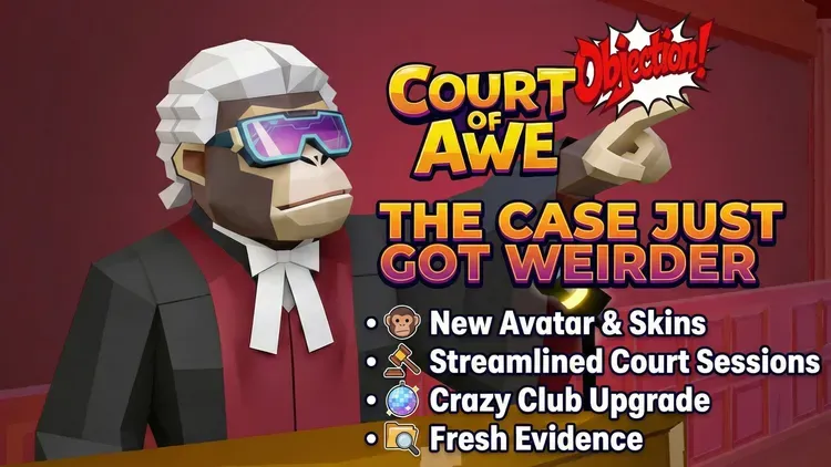 Developer update image for Court of Awe Update: The Case Just Got Weirder