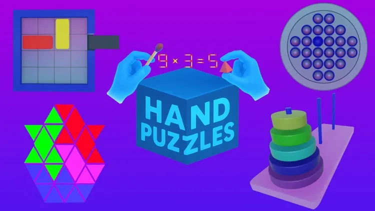 Developer update image for Hand Puzzles Major Update – New UI, Smarter Hands & Achievements!