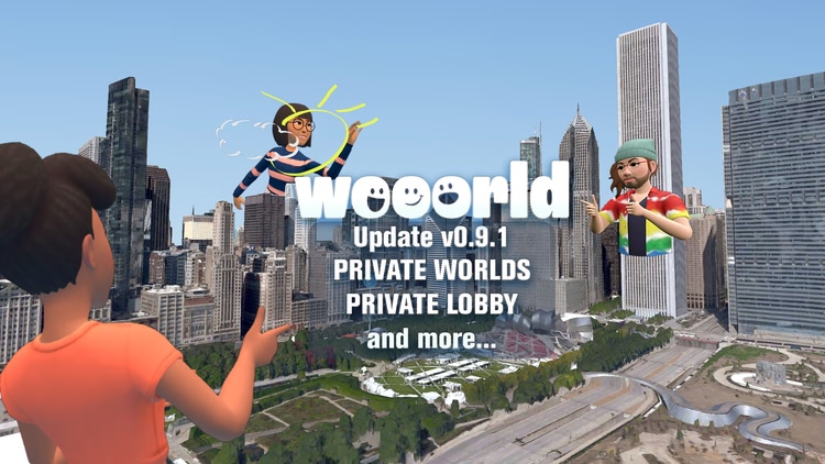 Developer update image for Private Lobby option, Private Worlds, Discord Community and much more!..