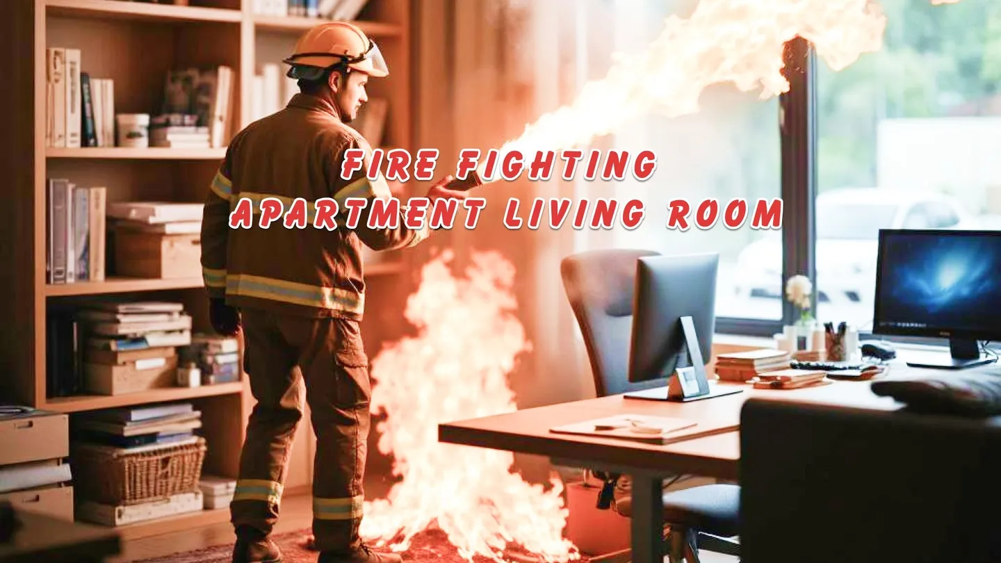 Fire Fighting: Apartment Living Room trailer 0