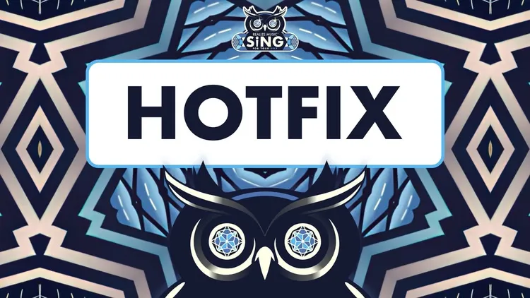 Developer update image for Realize Music: Sing - Hotfix 1