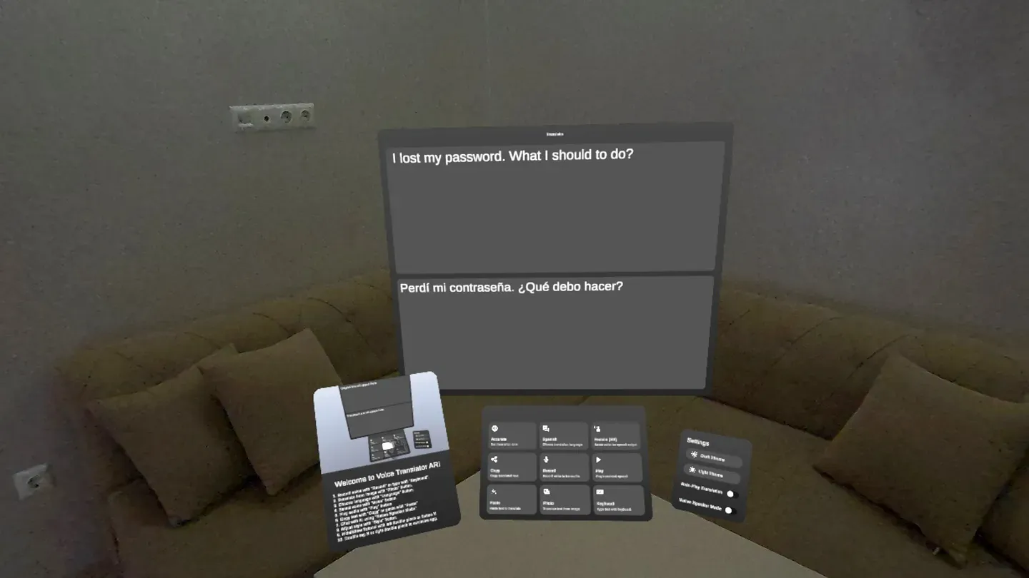 Voice Translator AR cover image