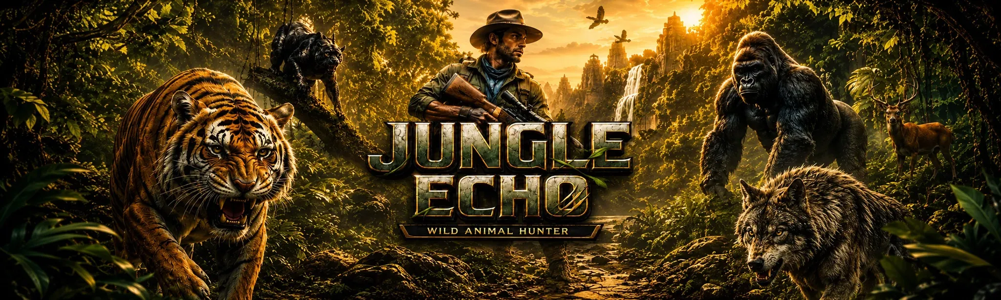 Jungle Echo: Wild Animal Hunter