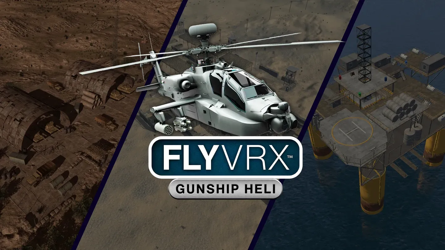 FlyVRX - Military Gunship Helicopter War trailer 0
