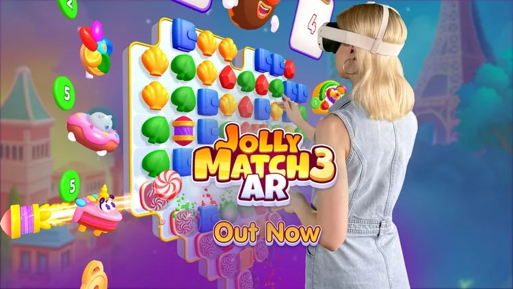 Developer update image for Jolly Match 3 AR Is Out Now on Meta Horizon