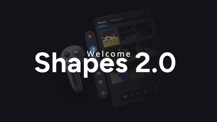 Developer update image for Experience the Future with Shapes 2.0