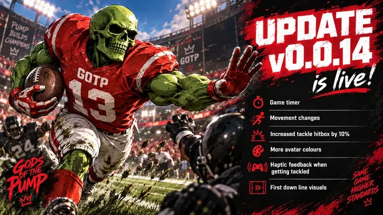 Developer update image for Update v0.0.14 is live!