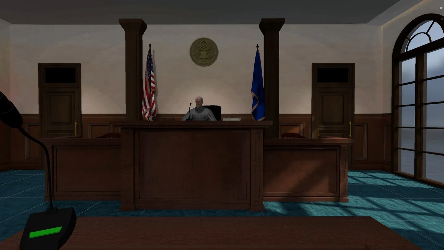 JUST Legal VR Courtroom Experience trailer 0