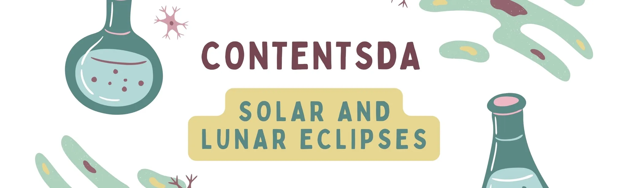 Solar And Lunar Eclipses - ContentsDa Science Experiment