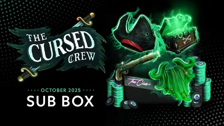 Developer update image for October Sub Box: The Cursed Crew!