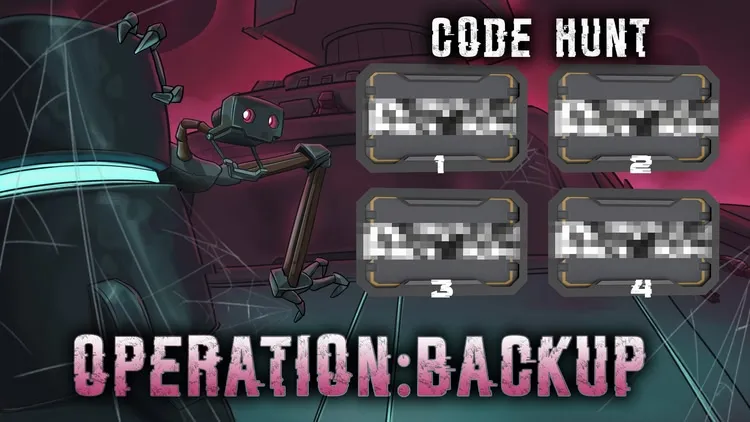 Developer update image for Operation Backup in Progress: Find all Backup Codes and Get a Free Cosmetic!