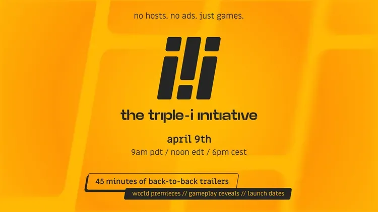 Developer update image for The Triple-i Initiative 2026 - LIVE on YouTube
