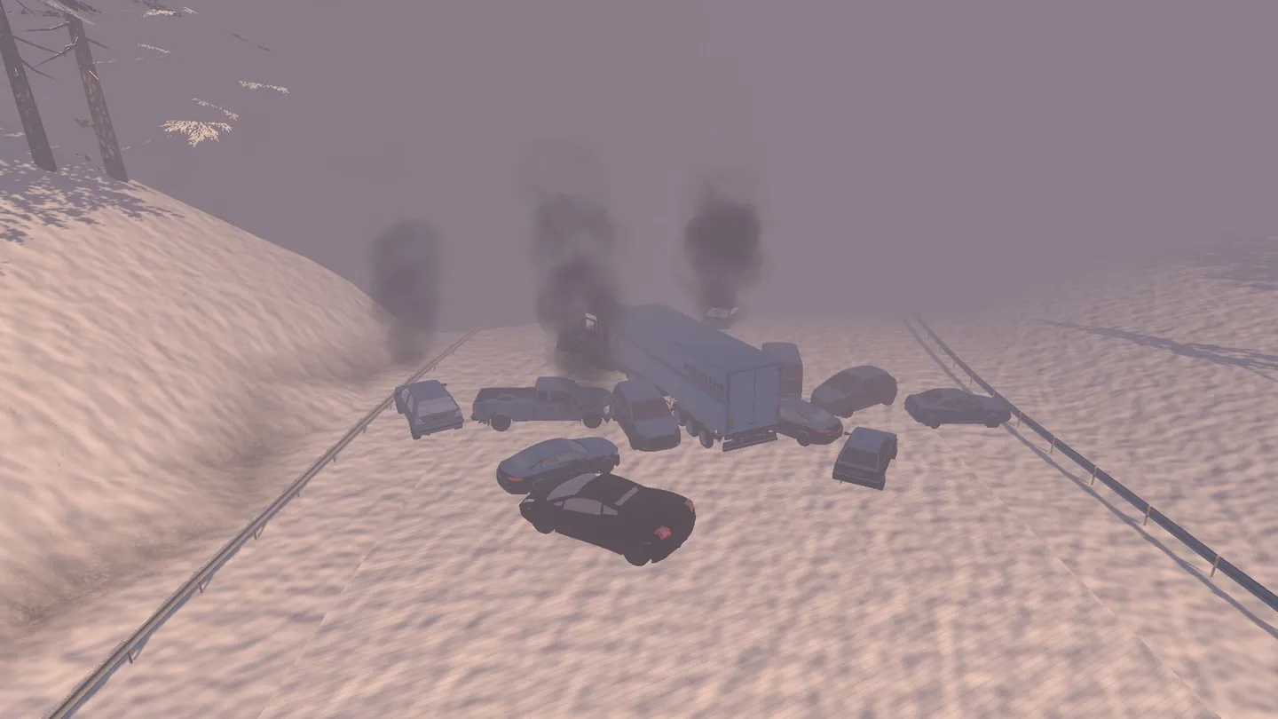 Snow Squall Driving Simulation cover image