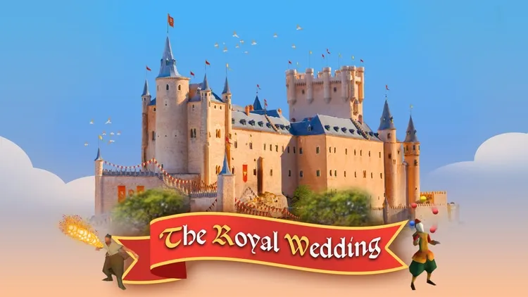 Developer update image for 🎁 FREE puzzle! The Royal Wedding at Alcazar 👑