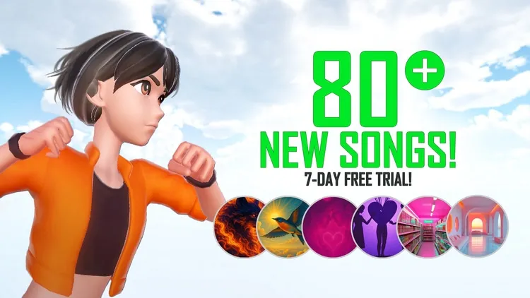 Developer update image for 🔥 80+ NEW SONGS! Fit Beat Combat Major Update 🚀