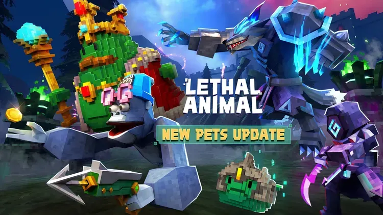 Developer update image for New Pets Here: Meet Slime King & Werewolf! 