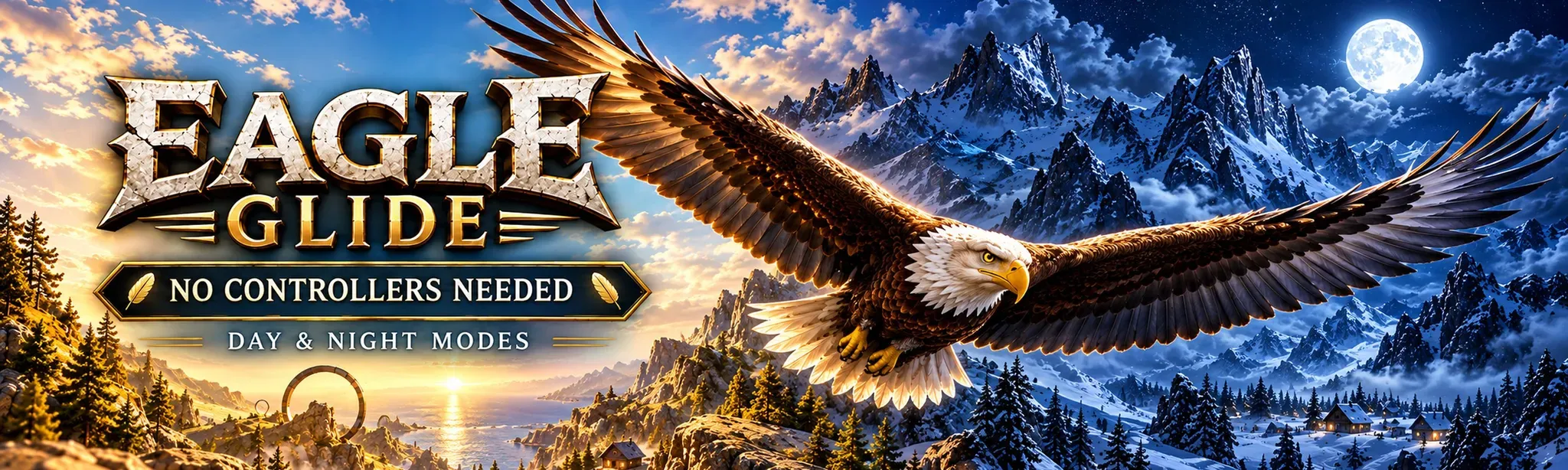Eagle Glide: Bird Flight