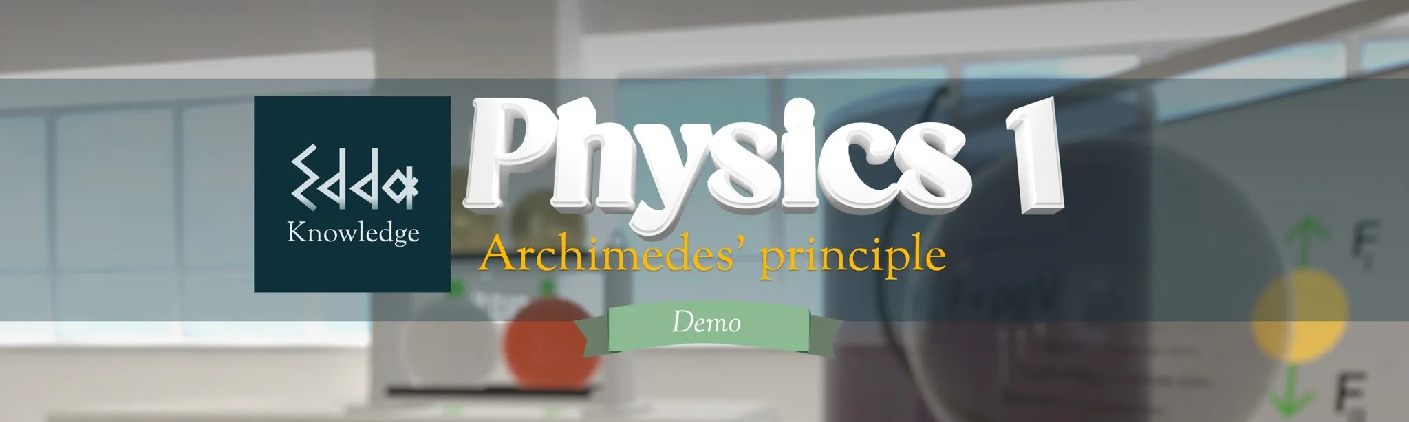 Edda Physics 1 Demo - Archimedes' Principle hero image