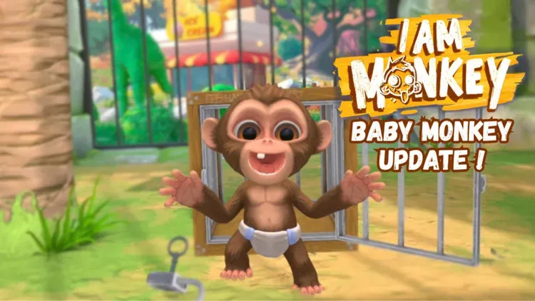 Developer update image for  I AM MONKEY: BABY MONKEY UPDATE IS HERE! 🙉