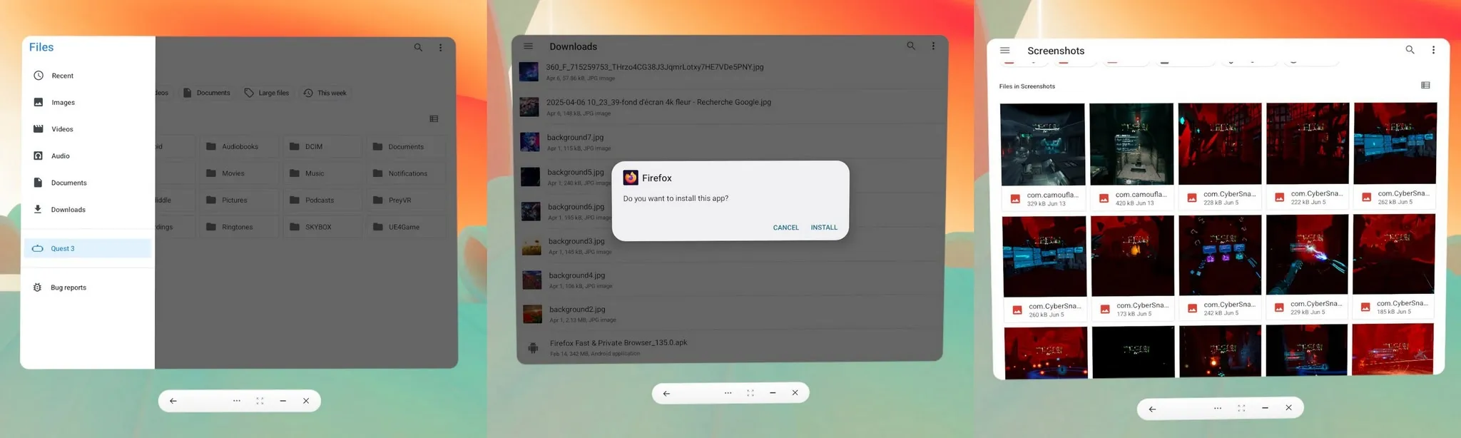 VR Android File Manager