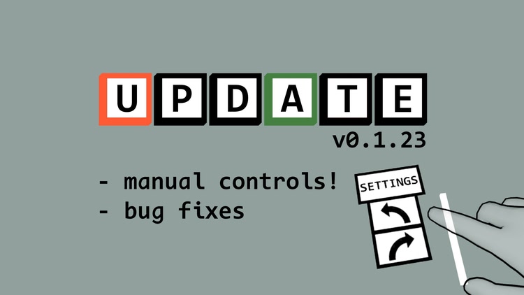 Developer update image for Manual controls