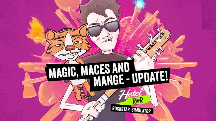 Developer update image for Magic, Maces and Mange - free-update adds 5 brand-new weapons