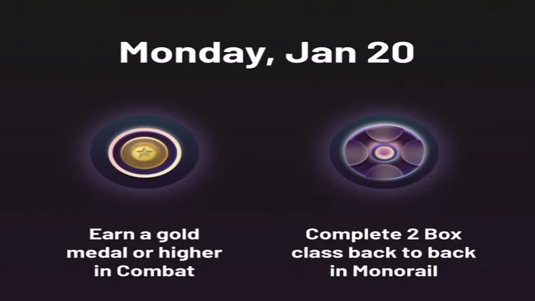 Developer update image for Remaining Daily Challenges for January