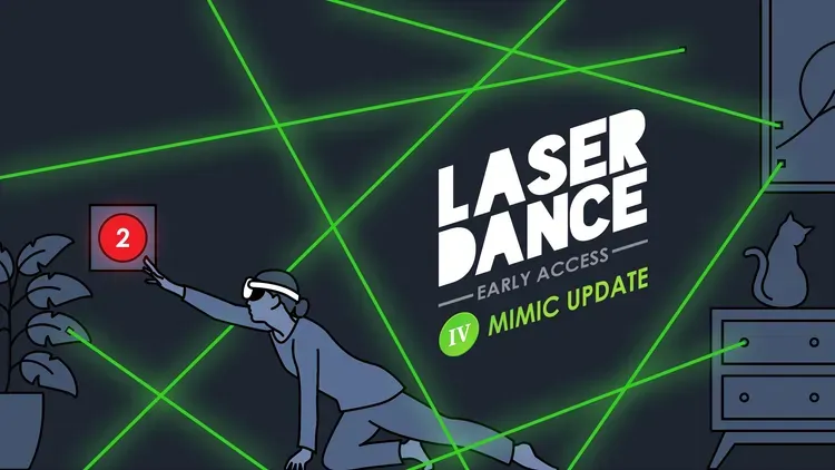 Developer update image for New laser. New levels. The Mimic Update is here.