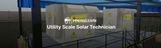 Utility Scale Solar Technician hero image