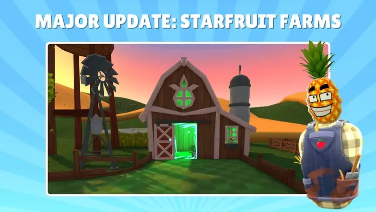 Developer update image for The Starfruit Farms Update is LIVE!